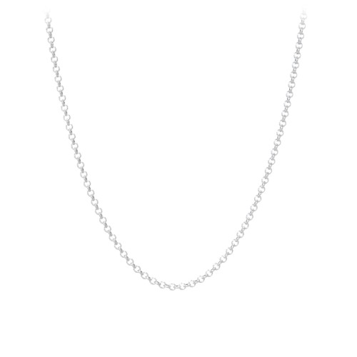 24" Cable Chain Necklace – Sterling Silver