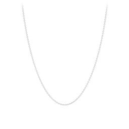 Gold Diamond Cut Cable Chain Necklace - 18"