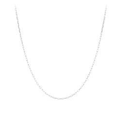 Sterling Silver 24" Long Box Chain Necklace