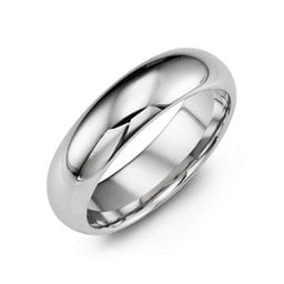 Men's Comfort Polished Cobalt Ring