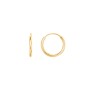 Kids Small Endless Gold Hoop Earrings