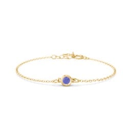 Kids and Baby Bezel Set Birthstone Bracelet