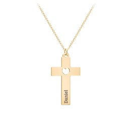 Kids Love Is Kind Cross Charm Necklace