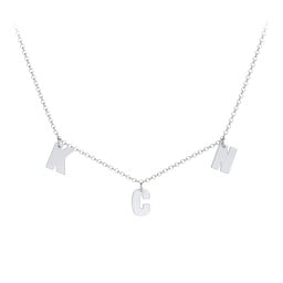 Kids Initial Necklace with 3 Letters
