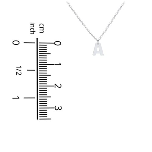 Kids Initial Necklace with 5 Letters