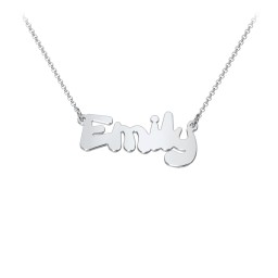 Kids Personalized Bubble Name Necklace