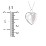 Kids Engravable Heart Photo Locket Necklace – Sterling Silver