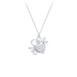 Kids Bumble Bee Birthstone Critter Necklace