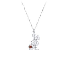 Kids Bunny Birthstone Critter Necklace