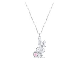 Kids Bunny Birthstone Critter Necklace