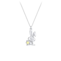 Kids Bunny Birthstone Critter Necklace
