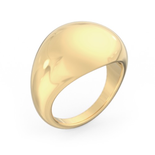 Large Dome Statement Ring – Vermeil