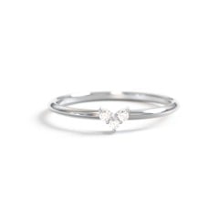 Dainty Stackable Cluster Accent Ring