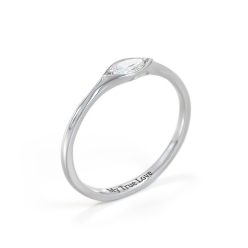East-West Marquise Ring