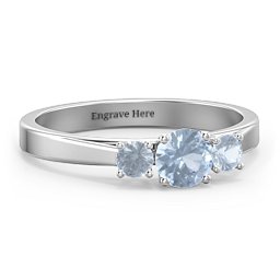 Three Stone Eternity Ring