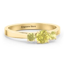 Three Stone Eternity Ring