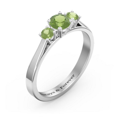 Three Stone Eternity Ring