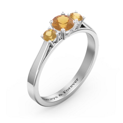 Three Stone Eternity Ring