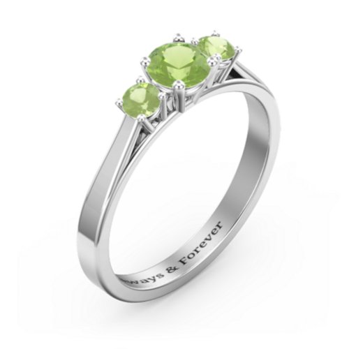 Three Stone Eternity Ring