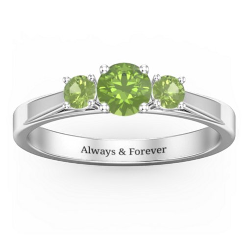 Three Stone Eternity Ring