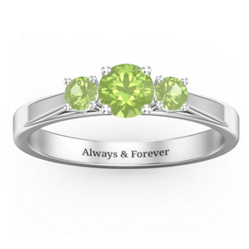 Three Stone Eternity Ring