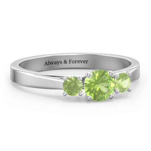 Three Stone Eternity Ring