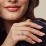 Three Stone Eternity Ring with Twin Accent Rows – Sterling Silver with Blue Sapphire, Opal, and Fancy Blue Premium Zirconia