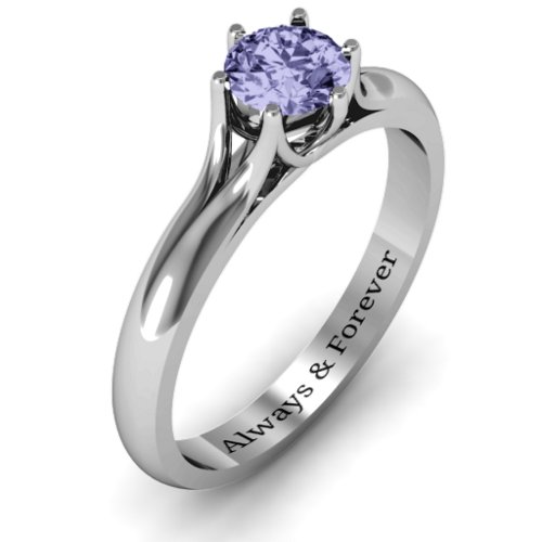 6 Prong Solitaire Ring