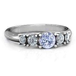 5-Stone Graduated Ring