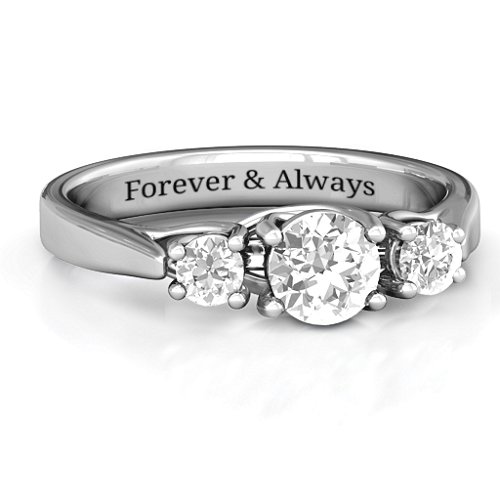 3-Stone Graduated Ring