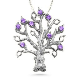 Family Tree 3-14 Stones Pendant