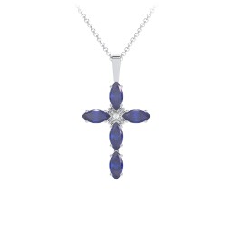 Marquise Cross Pendant