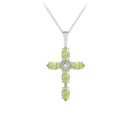 Marquise Cross Pendant