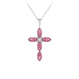 Marquise Cross Pendant