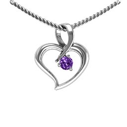 Twist Petit Heart Pendant