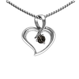 Twist Petit Heart Pendant