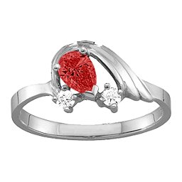 3-9 Stones Swan Ring