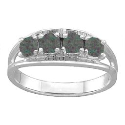 Classic 2-6 Gemstones Ring