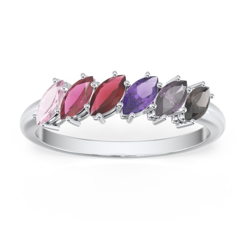 6 Stone Marquise Ring