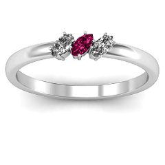 Petit Marquise Trio Ring