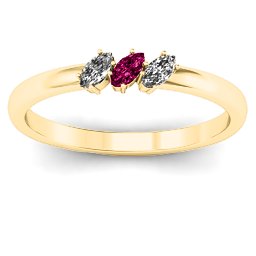 Petit Marquise Trio Ring