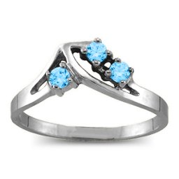 1-5 Stone Crest Ring