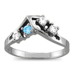 1-5 Stone Crest Ring