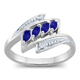 2-6 Marquise and Accents Ring