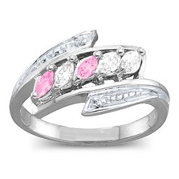 2-6 Marquise and Accents Ring