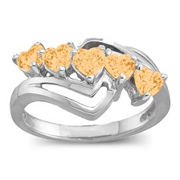 Starburst Heart Ring