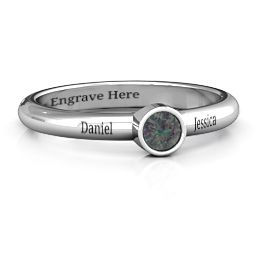 Bezel Set Solitaire Ring