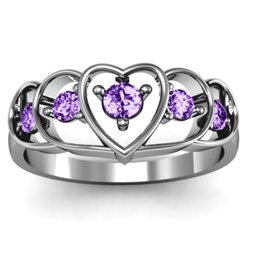 Heart Collage Ring
