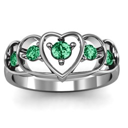 Heart Collage Ring