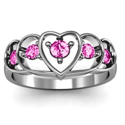 Heart Collage Ring